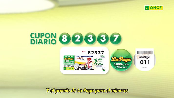 Sorteos ONCE - Sorteo ONCE - 24/03/22