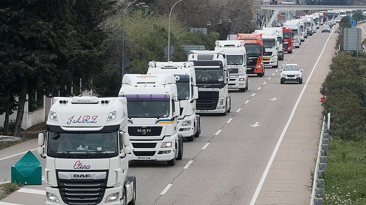 Informativo 24h - Los convocantes del paro de transportistas: "Mientras Plataforma no negocie con el Ministerio no puede haber desbloqueo"