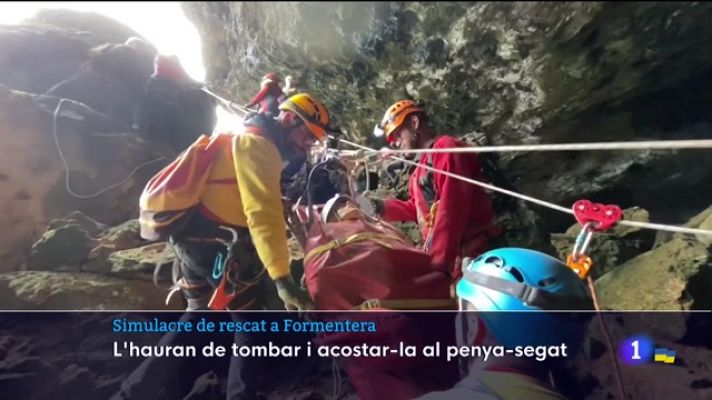 Informatiu Balear - Simulacre de rescat a Formentera