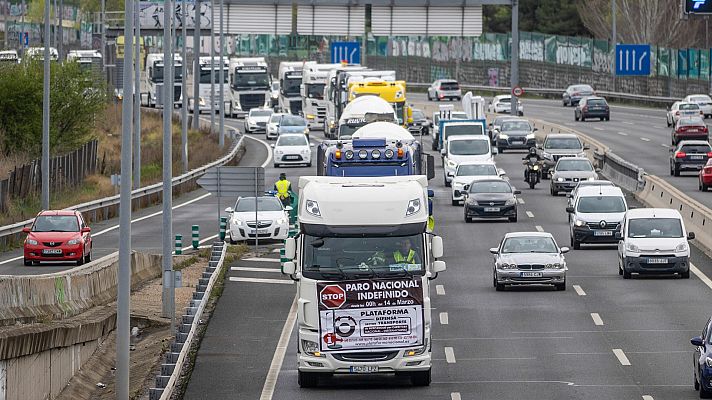 La tarde en 24h - Los transportistas convocantes mantienen el paro