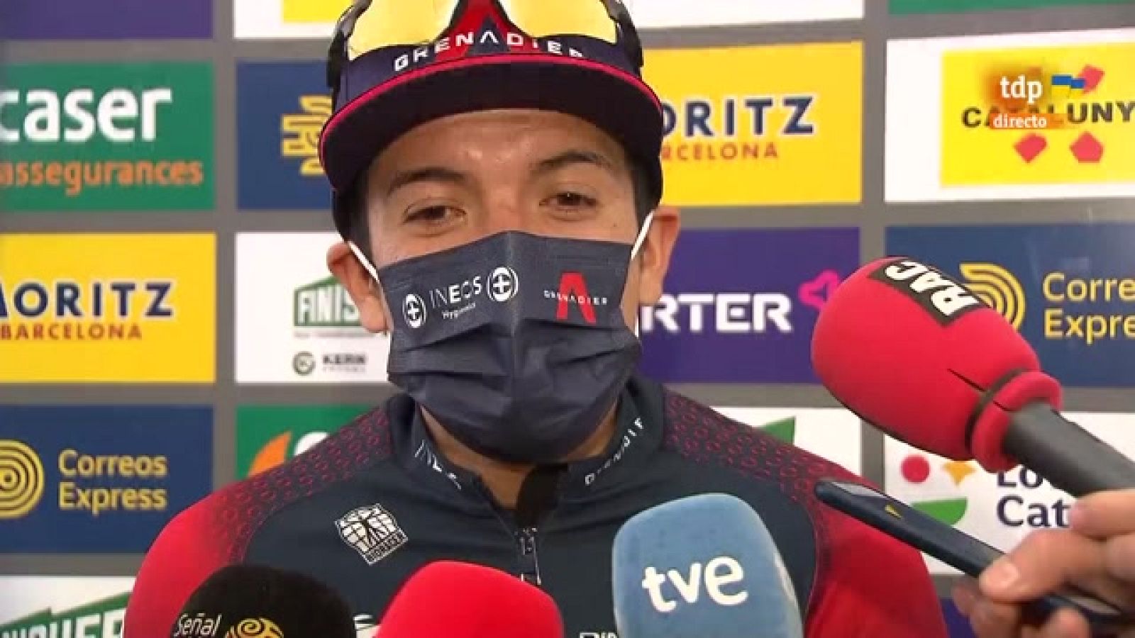 Carapaz: "Al final hemos llegado como hemos podido. Mañana más"