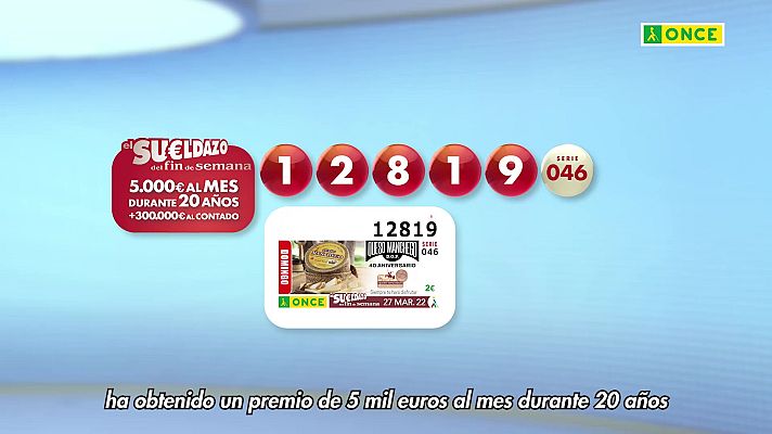 Sorteos ONCE - Sorteo ONCE - 27/03/22