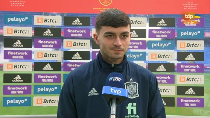 Fútbol - Pedri: "Estoy tomándome a pecho lo de llegar más al área"