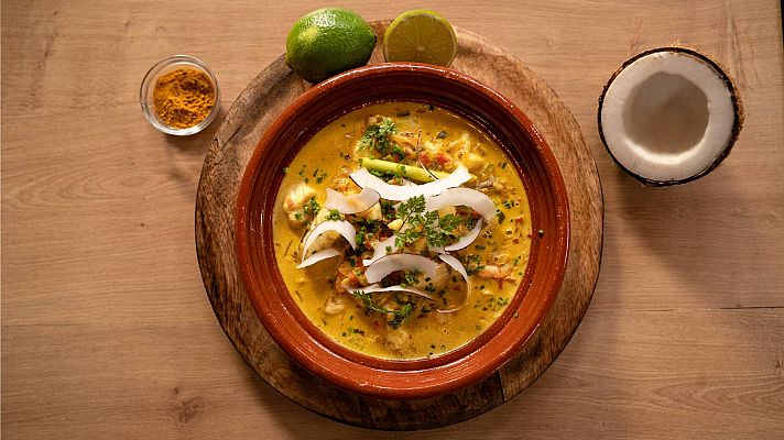 Menudos Torres - Receta de moqueca, guiso de pescado y leche de coco