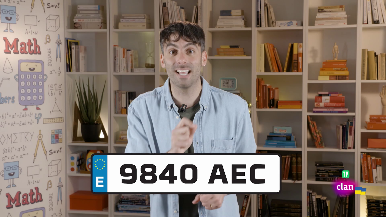 MATEMÁTICAS - Números de matrícula - Aprendemos en Clan | Ver