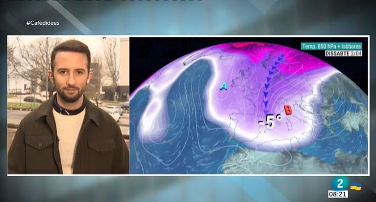 El temps - Xàfecs, tempestes, ventades i neu per acomiadar el març