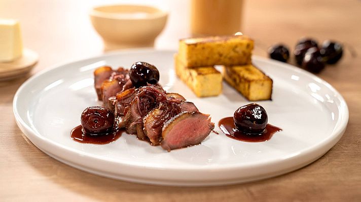 Menudos Torres - Receta de magret de pato con cerezas