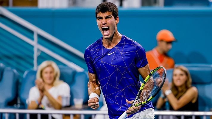 Telediario Matinal - Alcaraz vence a Kecmanovic y jugará las semifinales de Miami