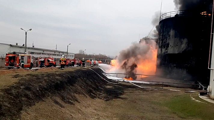 Telediario 1 - Rusia acusa a Ucrania de atacar su territorio