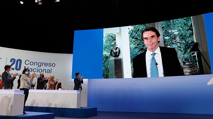 Especiales informativos - Aznar da las gracias a Pablo Casado: "Hay que dejar atrás los errores, pero no a las personas"