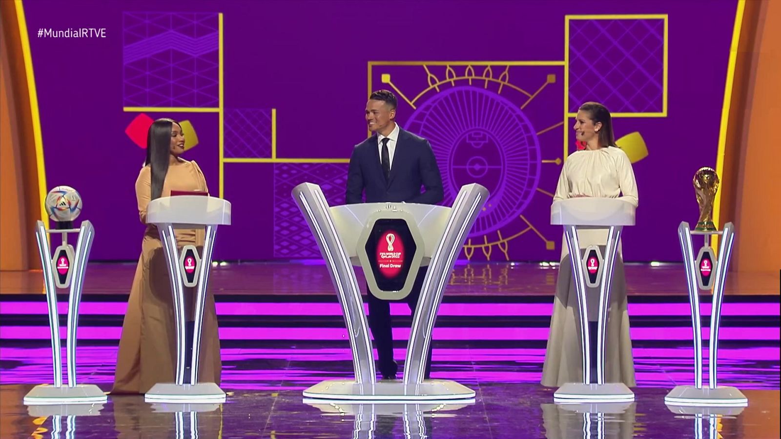 Fútbol - Sorteo Copa del Mundo 2022 - ver ahora