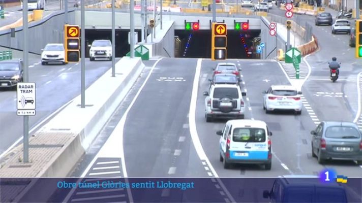 L'Informatiu - Obre el túnel de Glòries en sentit Llobregat