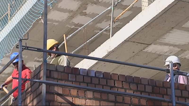 Sube el paro en la construcción