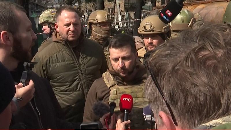 RNE en Bucha: "Es devastador ver cómo ha sido la ocupación rusa"