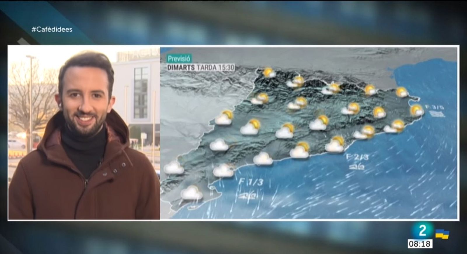 El Temps (04/04/2022) - Després d'un matí gèlid, el migdia serà més suau. Els núvols augmentaran de sud a nord. Els pròxims dies el temps serà estable, més suau al matí i més càlid al migdia