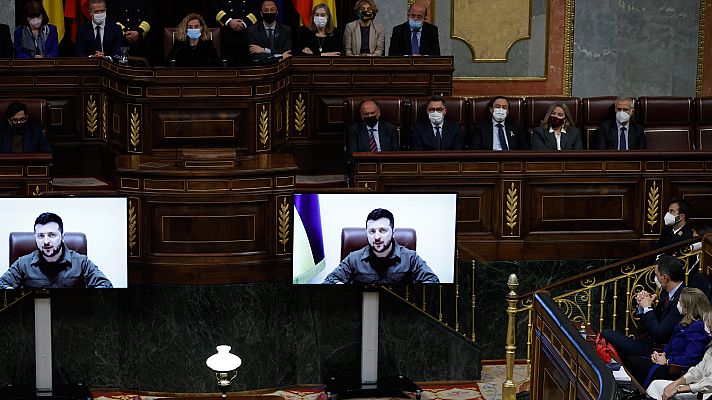 Especiales informativos - Comparecencia de Zelenski en el Congreso de los Diputados