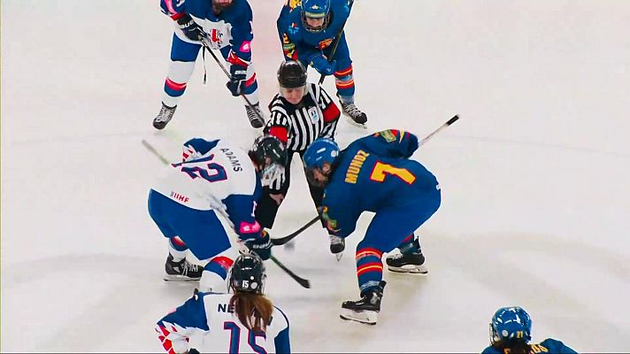 Hockey sobre hielo - Camp.Mundo femenino. Div. II-Grupo A: Gran Bretaña - España