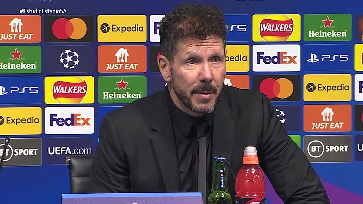 Estudio Estadio - Simeone: "Nosotros jugamos con el pensamiento de pasar la eliminatoria"