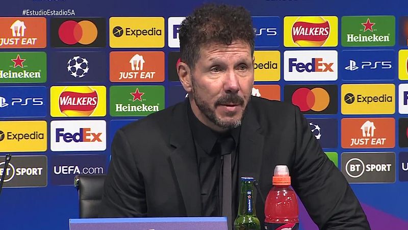 Simeone: "Jugamos con el pensamiento de pasar la eliminatoria" - Estudio Estadio | Ver