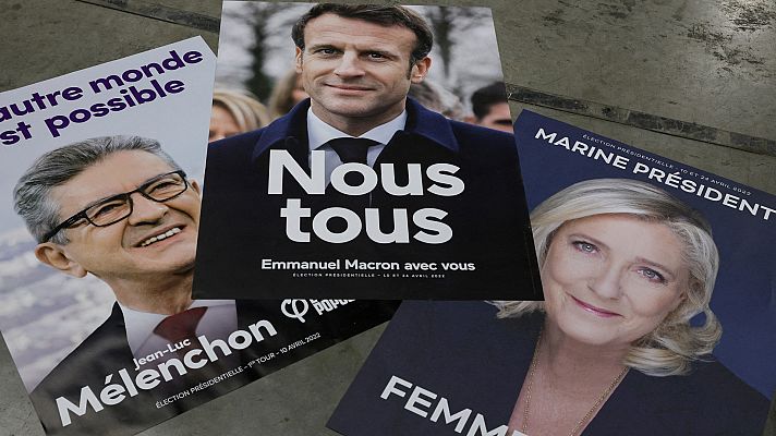 Telediario 1 - Los candidatos de las elecciones presidenciales en Francia
