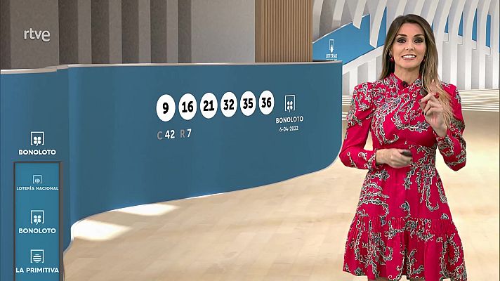 Loterías - Sorteo de la Bonoloto del 06/04/2022