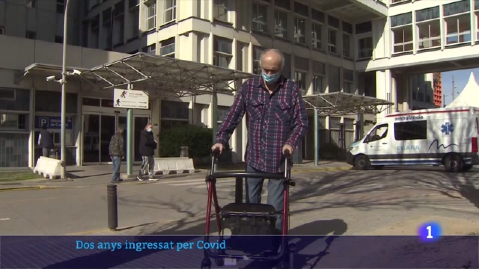 Dos anys ingressat per covid: l'Eduardo encara en pateix les seqüeles  - veure ara