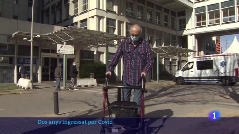 Dos anys ingressat per covid: l'Eduardo encara en pateix les seqüeles  - veure ara