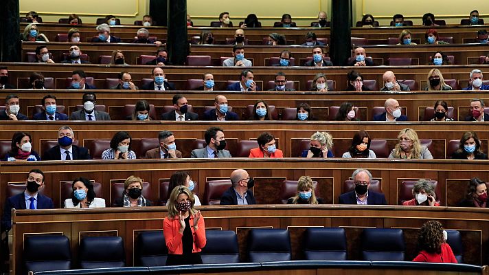 Telediario 1 - El Congreso reprueba el giro de Sánchez sobre el Sáhara antes de su visita a Rabat