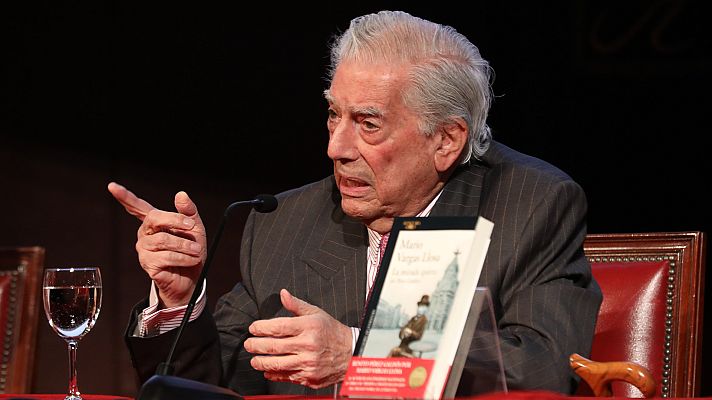Telediario 1 - Vargas Llosa escribe 'La mirada quieta', un ensayo sobre Pérez Galdós