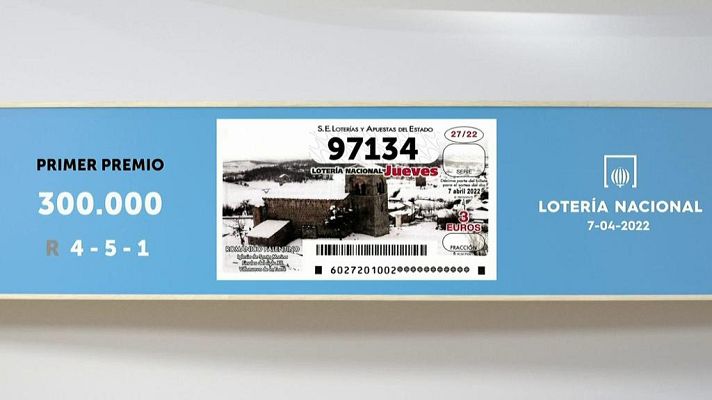 SELAE - Sorteo de la Lotería Nacional del 07/04/2022