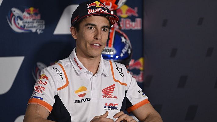 Telediario 1 - Marc Márquez: "Mi objetivo en Austin es ganar confianza"