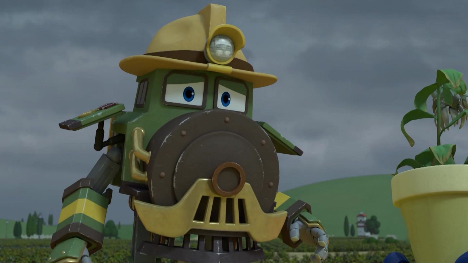 Empieza la crisis, las tomateras están en peligro - Robot Trains | Ver