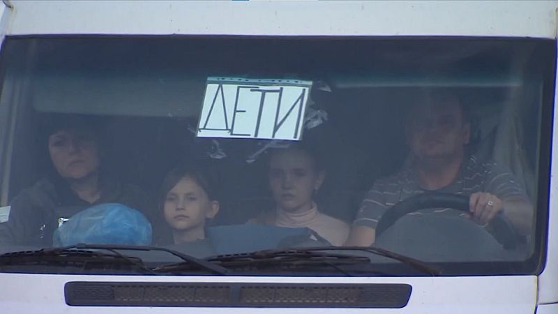 La incesante huida de la población ucraniana del Donbás