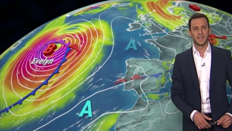 Un frente asociado a la borrasca Diego dejará nubosidad y precipitaciones - El tiempo | Ver