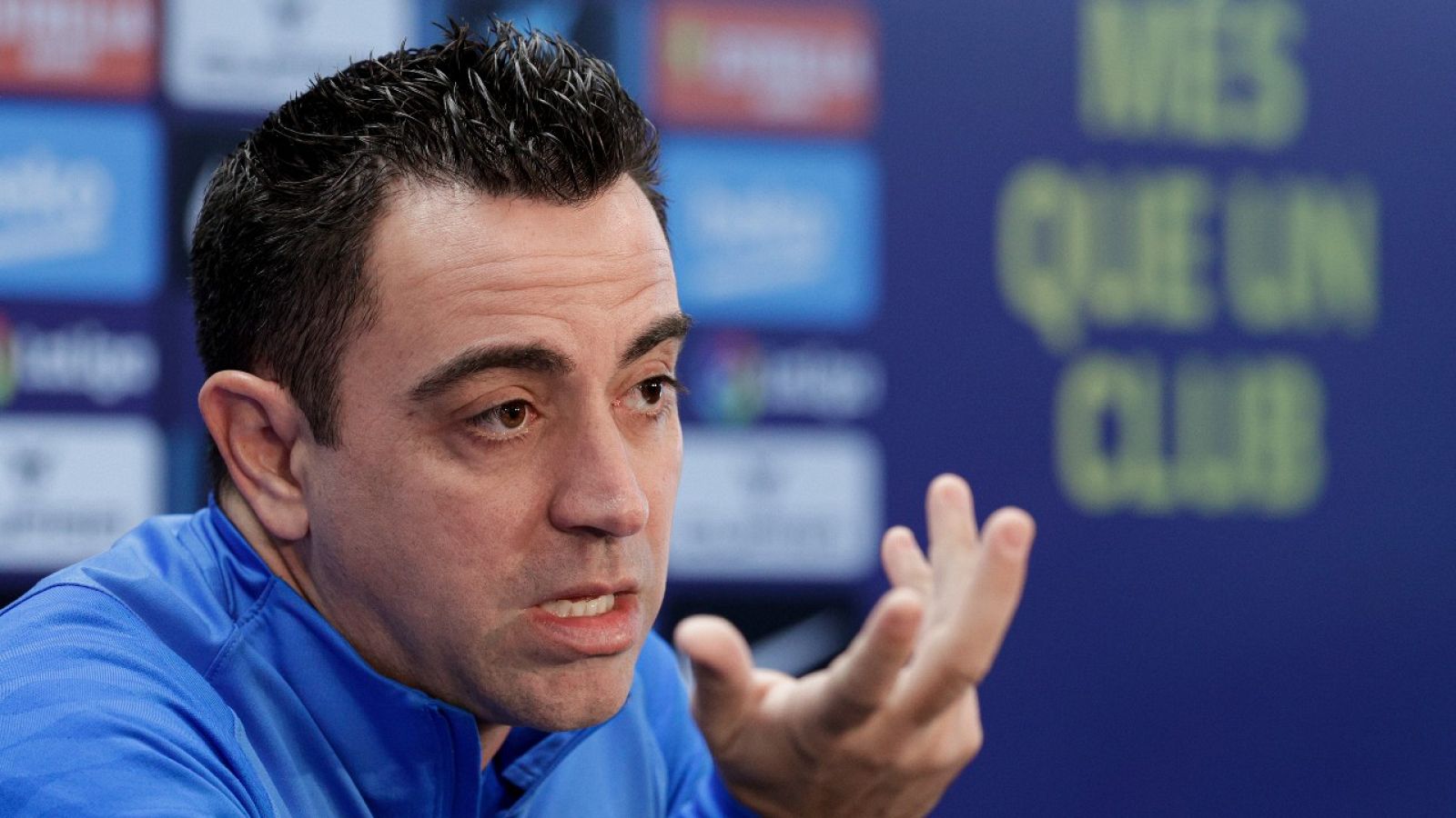 Xavi Hernandez: "El Levante tiene un sistema parecido al Eintracht"