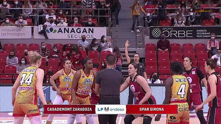 Baloncesto en RTVE - Liga fem. Endesa 28ª jornada:Casademont Zaragoza-Spar Girona