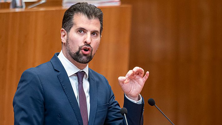 La tarde en 24h - Tudanca reprocha a Mañueco su pacto con Vox: "Usted ha abierto las puertas de Castilla y León a la extrema derecha"