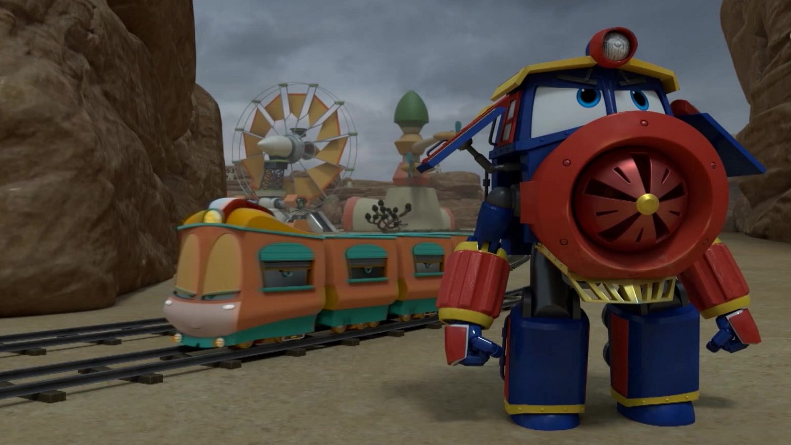 Cuidado, se acerca la sombra - Robot Trains | Ver