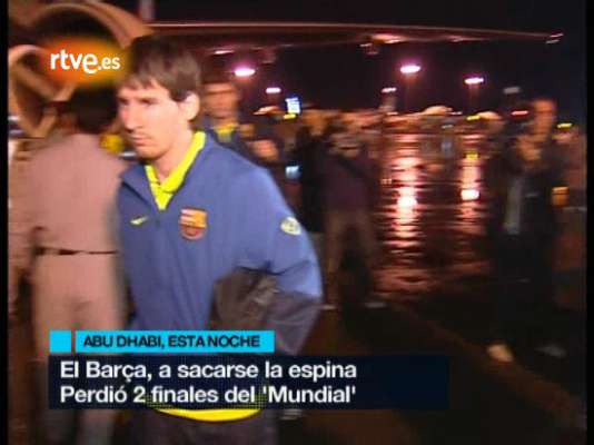  - El Barça llega a Abu Dhabi