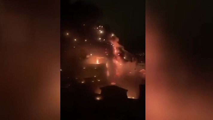 La hora de La 1 - Cuatro heridos, uno grave, en un incendio en Barcelona