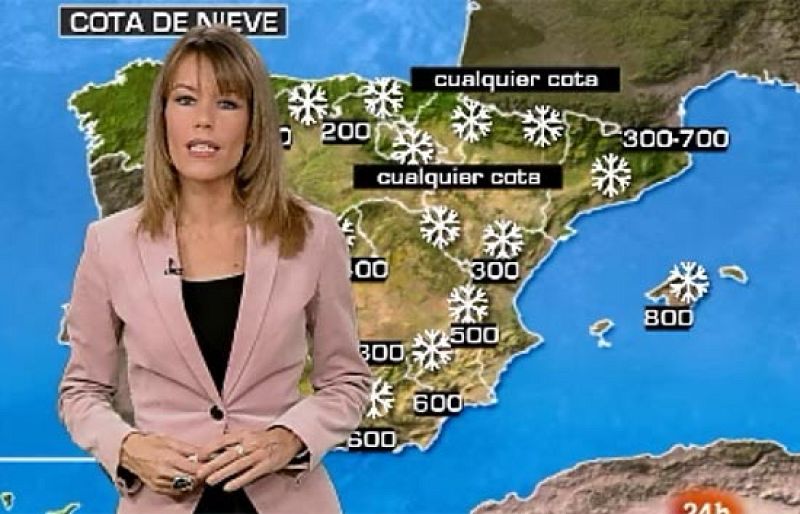 Alerta naranja por nieve
