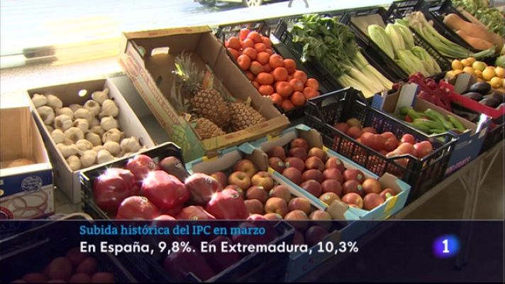 Noticias de Extremadura - Subida histórica del IPC en marzo