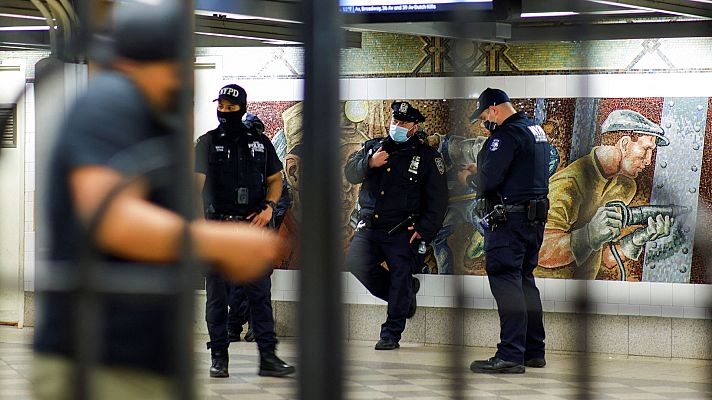Telediario 1 - Detienen al sospechoso del tiroteo en el metro de Nueva York