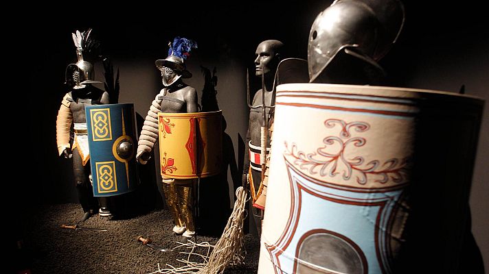 Telediario 2 - El Museo Arqueológico Provincial de Alicante presenta una exposición sobre gladiadores con más de 140 piezas