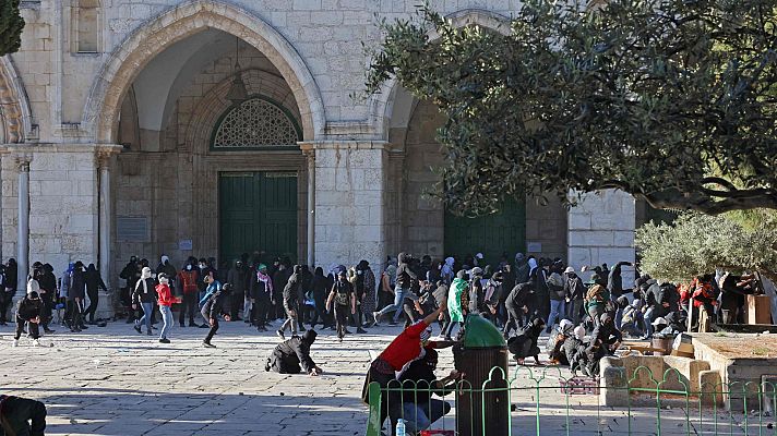 Informativo 24h - Enfrentamientos en la Explanada de las Mezquitas, Jerusalén