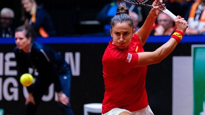 Tenis - Sara Sorribes pone a España 2-0 ante Países Bajos