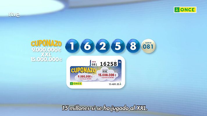 Sorteos ONCE - Sorteo ONCE - 15/04/22