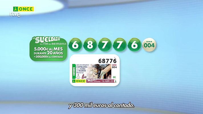 Sorteos ONCE - Sorteo ONCE - 16/04/22