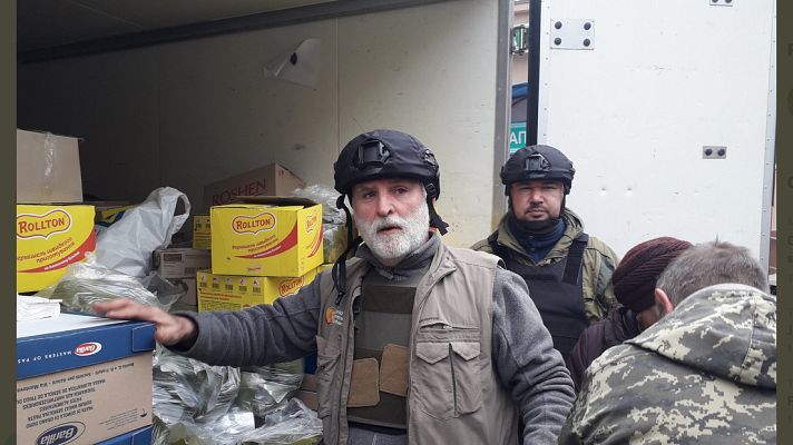 Informativo 24h - Ataque a una cocina solidaria del chef José Andrés en Járkov