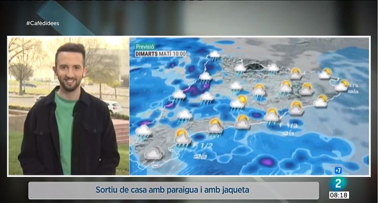 El temps - Sortiu de casa amb jaqueta i paraigua